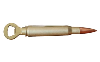 Caliber Gourmet 50 Caliber Bottle Opener, Gold
