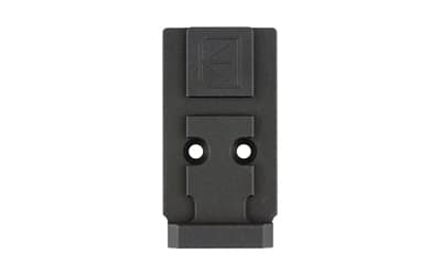 Calculated Kinetics DOGTAG Optic Plate, ACRO P2 Footprint, Fits GLOCK M.O.S. (Not 43X), Anodized Finish, Black