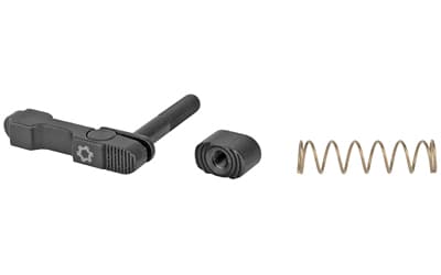 CMMG AR15 Ambi Mag Catch, Black, Engraved with CMMG Logo