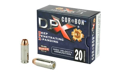 Corbon Ammo Deep Penetrating X Bullet, 10MM, 155 Grain, Barnes X, 20 Round Box