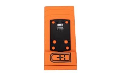 C&H Precision V4, Optic Mounting Plate, Fits Glock 43x/48 MOS to Holosun EPS/EPS Carry, Anodized Finish, Black, Includes Mounting Hardware