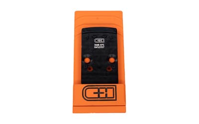 C&H Precision V4, Optic Mounting Plate, For Converting Trijicon RMR Footprint to Holosun EPS/EPS Carry, Anodized Finish, Black