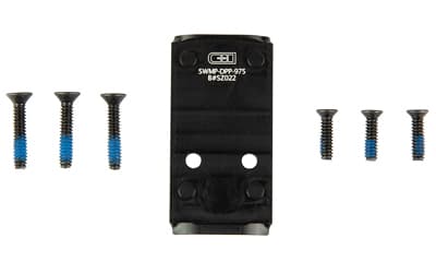 C&H Precision Optic Mounting Plate, Fits Smith & Wesson M2.0 C.O.R.E., Leupold Delta Point Pro & EOTech EFLX, Anodized Finish, Black