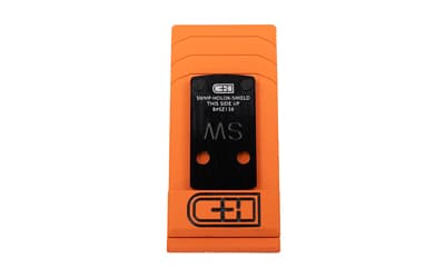 C&H Precision V4, Optic Mounting Plate, For M&P Shield 2.0 to Holosun 407/507K, Anodized Finish, Black, Includes Mounting Hardware