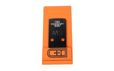 C&H Precision V4, Optic Mounting Plate, For Shield Plus Optic Ready Variant to the Holosun 407/507K, Anodized Finish, Black