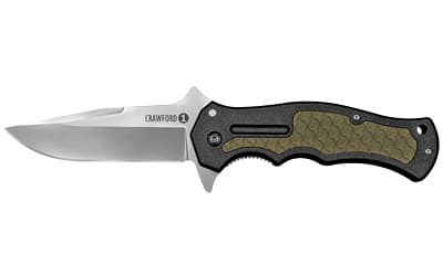 Cold Steel Crawford Model 1, Folding Knife, 4034SS Steel, Plain Edge, 3.5" Blade