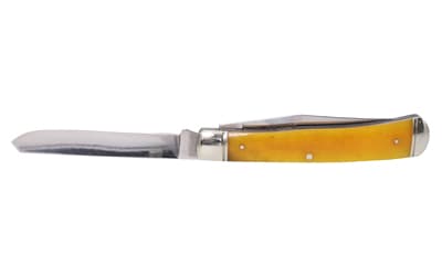 Cold Steel Trapper, Folding Knife, 2 Blade, 3.3" Clip Point Blade, 3.3" Spey Blade, 7.425" Overall Length, 8Cr13MoV Blade Steel, Plain Edge