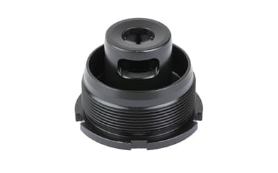 Dead Air Armament Direct Thread Brake Mount, HUB Compatible, .22 Cal, 1/2X28 Thread Pitch, Nitride Finish, Black