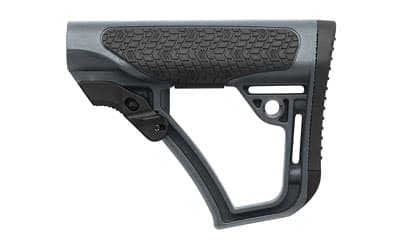 Daniel Defense Mil-Spec Collapsible Buttstock, Fits AR Rifles, Tornado Gray