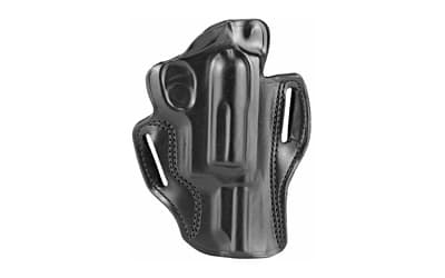 DeSantis Gunhide Speed Scabbard Belt Holster, Fits Taurus Judge 3" Barrel, Right Hand, Black Leather