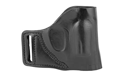 DeSantis Gunhide E-GAT Slide Belt Holster, Fits J-Frame 2.25", Bodyguard .38, Ruger LCR, Right Hand, Black Leather