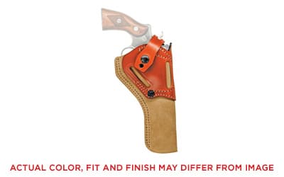 DeSantis Gunhide Wild Hog, OWB Holster, Ambidextrous, Natural Leather, Fits Heritage Rough Rider 6.5", Leather Construction