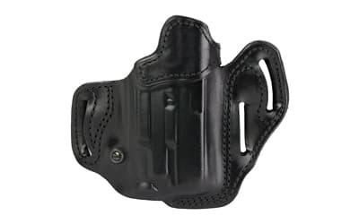DeSantis Gunhide Vengeance Scabbard, #201, Light Bearing OWB Holster, Leather, Right Hand, Black