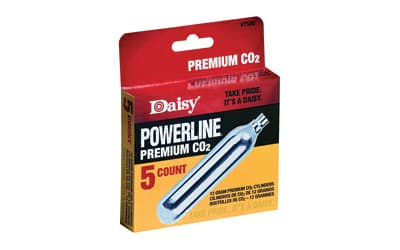 Daisy Model 7580 Powerline CO2 Cylinders, 12 Grams, 5 Per Box