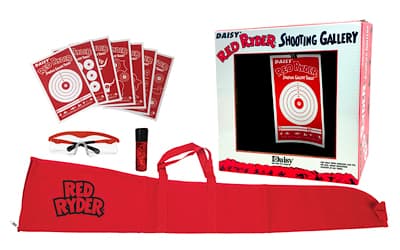 Daisy Red Ryder Starter Kit, BB, Includes Red Ryder Gun Sleeve, Shooting Glasses, 350 BBs, Red Ryder Shooting Game, and Red Ryder Paper Targets