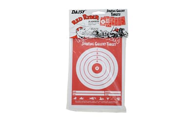 Daisy Red Ryder Gallery Targets, Paper Target, 25 Count
