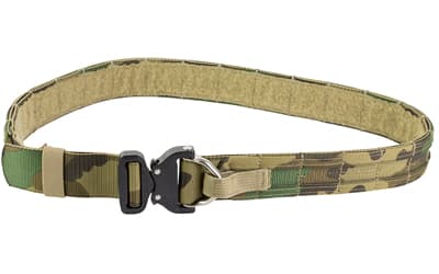Eagle Industries Large, Woodland Camo, Operator Gun Belt, Cobra Buckle closure with built-in D-Ring attachment