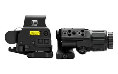 EOTECH HHS1 FTCU, Holographic Sight, Red 68 MOA Ring with 1 MOA Dot Reticle, Matte Finish, Black, Includes G33 3X Magnifier