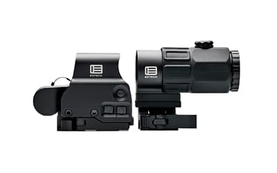 EOTECH HHS IX, Holographic Sight and Magnifier, Red DCR Reticle, 68 MOA Outer Reticle with 1 MOA Dot Reticle, Night Vision Compatible