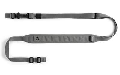 Edgar Sherman Design ESD Sling, Padded, 2-Point Combat Sling, 1", Matte Finish, Wolf Gray, 20+ Inches of Adjustment, Mounting Hardware not Included