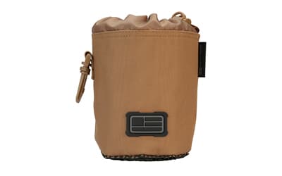 Evolution Outdoor Tactical Brass Bag, Polyester, Rubber Mesh Bottom, Cinch Top, Roll-Up Storage, Coyote
