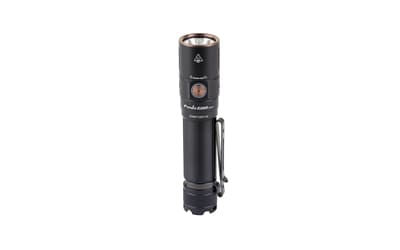 FENIX E28R V2, Flashlight, White LED, 1,700 Lumens, 4.76" Long, Anodized Finish, Black, Includes Rechargeable 18650 and USB Type-C Charging Cable