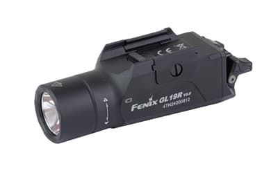 FENIX GL19R V2, Weapon Light, 1,200 Lumens, 3.7" Long, Fits GLOCK and 1913 Rails, Includes Rechargeable 18350 Battery and USB Type-C Charging Cable