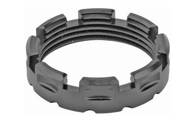 Fortis Manufacturing, Inc. Castle Nut, Black, Anodized Finish, Mil Spec
