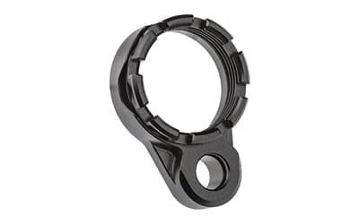 Fortis Manufacturing, Inc. Lightweight Enhanced AR15 End Plate, K1 System (Tapered) Castle Nut, Black Finish