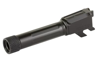Faxon Firearms Match Series, Straight Fluted, Drop In Barrel, 9MM, 3.1" Threaded Barrel, 1/2X28 Thread Pitch, 1:10 Barrel Twist