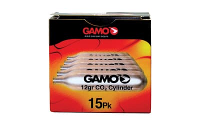Gamo USA CO2 Cartridge, 12Gr, 15 Pack