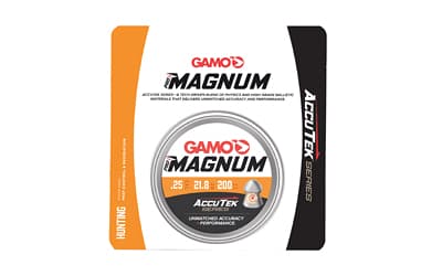 Gamo USA Accutek Pro Magnum, 25 Cal, 200 Per Tin