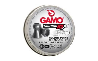 Gamo USA Swarm 10X, .22 Pellet, Hollow Point, 250 Count Tin