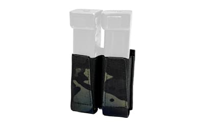 GBRS Group Double Pistol, Magazine Pouch, MultiCam Black, Fits (2) Pistol Magazines