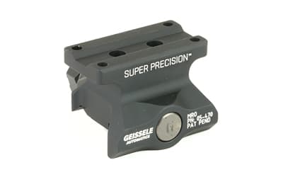 Geissele Automatics Super Precision, Mount, Fits Trijicon MRO, Lower 1/3 Co-Witness, Black