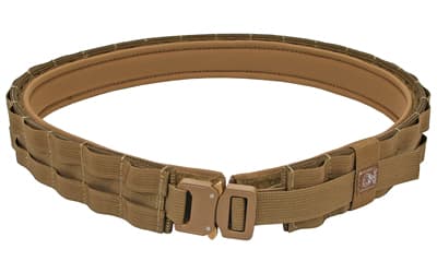 Grey Ghost Gear UGF Battle Belt with Padded Inner, Large (40"-42"), Coyote Brown