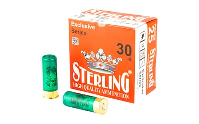 Sterling Exclusive Series, 12 Gauge 2.75", #9, 1 1/6 oz, Shot Shell, 25 Round Box