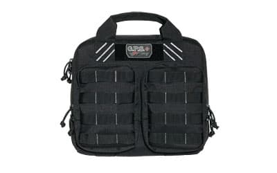 GPS Tactical, Range Bag, Black, Soft, Up To 2 Pistols