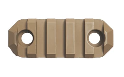 GrovTec 5 Slot Rail Section, Cerakote Finish, Coyote, M-LOK