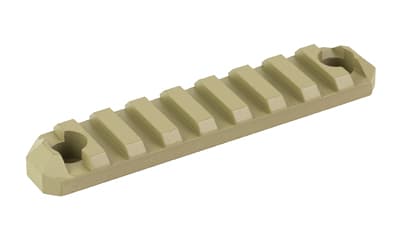 GrovTec 9 Slot Rail Section, Cerakote Finish, Coyote, M-LOK