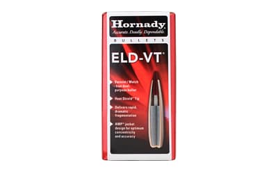 Hornady ELD-VT, .224 Diameter, 22 Caliber, 69 Grain, 100 Count