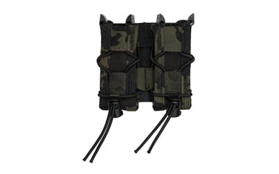 High Speed Gear Pistol TACO, Double Magazine Pouch, Molle, Fits Most Pistol Magazines, Hybrid Kydex and Nylon, Multicam Black