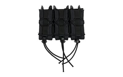 High Speed Gear Pistol TACO, Triple Magazine Pouch, MOLLE, Fits Most Pistol Magazines, Hybrid Kydex and Nylon, Black