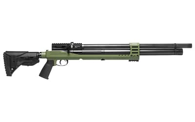 JTS Group Airacuda PRS Max, Air Rifle, Pre-Charged Pneumatic, .22 Caliber Pellet, 950 Feet Per Second, 18" Barrel, Matte Finish, Green and Black