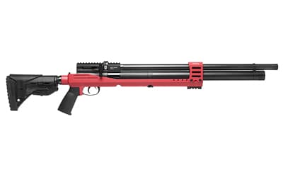 JTS Group Airacuda PRS Max, Air Rifle, Pre-Charged Pneumatic, .22 Caliber Pellet, 950 Feet Per Second, 18" Barrel, Matte Finish, Red and Black