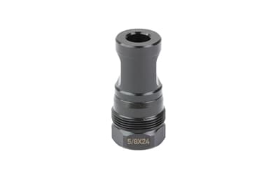 KAK Industry Plan B Big Hole Brake, 5/8X24 Thread Pitch, .375" Bore Diameter, Plan B Compatible, Nitride Finish, Black