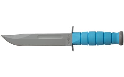 KA-BAR Knives USSF SPACE-BAR, Fixed Blade, 1095 Cro-Van, 7" Blade Length, 11.75" Overall Length, Plain Edge, Clip Point, Grey Powder Coat