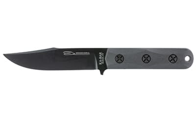 KA-BAR Knives EK Short Clip Point, Elk Commando, Fixed Blade Knife, 5.062" Blade Length, 9.25" Overall Length, Matte Finish, lack