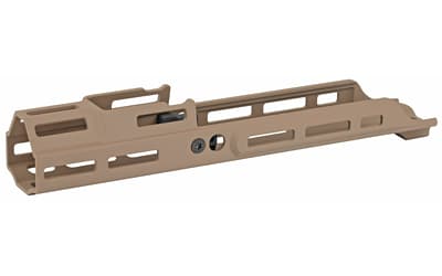 Kinetic Development Group, LLC SCAR MREX M-Lok MKII Handguard, 4.25", Fits SCAR 16s/17s, Includes 2 M-Lok Pic Rail Sections, Flat Dark Earth