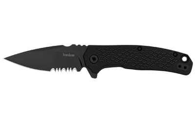 Kershaw Conduit, Folding Knife, Assisted Opening, 2.9" Spear Point, Combination Serrated/Plain Edge, 8Cr13MoV Blade Steel, 6.8" Overall Length